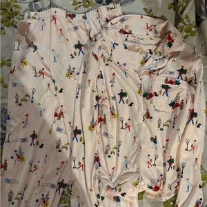Kate Spade Whimsical Print Pajama Set (never worn)